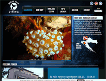 Tablet Screenshot of mobydick-diving.com